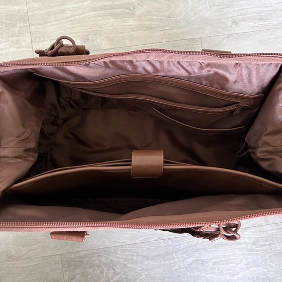 BEIS The Convertible Mini Weekender Brown/Maple Bag - Picture 3 of 3